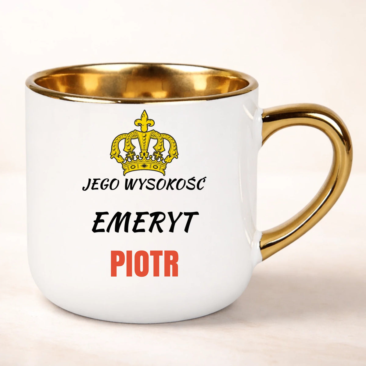 Kubek dla Dziadka Jego wysokość Emeryt 400 ml
