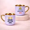 kubek z własnym nadrukiem 400ml personalizowane prezenty pl fioletowy