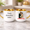 kubek z własnym nadrukiem 400ml personalizowane prezenty pl biale