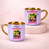 kubek z własnym nadrukiem 400ml personalizowane prezenty pl fioletowy