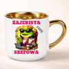 kubek personalizowany z nadrukiem 400ml biały
