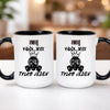 kubek z własnym nadrukiem 440ml personalizowane prezenty pl czarny
