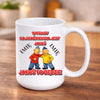 kubek z własnym nadrukiem 440ml personalizowane prezenty pl bialy