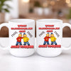 kubek z własnym nadrukiem 440ml personalizowane prezenty pl bialy