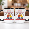 kubek z własnym nadrukiem 440ml personalizowane prezenty pl czarny