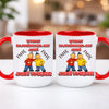 kubek z własnym nadrukiem 440ml personalizowane prezenty pl czerwony