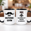 kubek z własnym nadrukiem 440ml personalizowane prezenty pl czarny