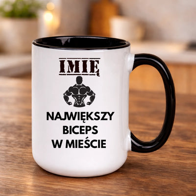 Kubek Największy biceps w mieście 440ml
