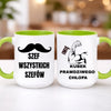 kubek z własnym nadrukiem 440ml personalizowane prezenty pl zielony