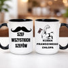 kubek z własnym nadrukiem 440ml personalizowane prezenty pl czarny