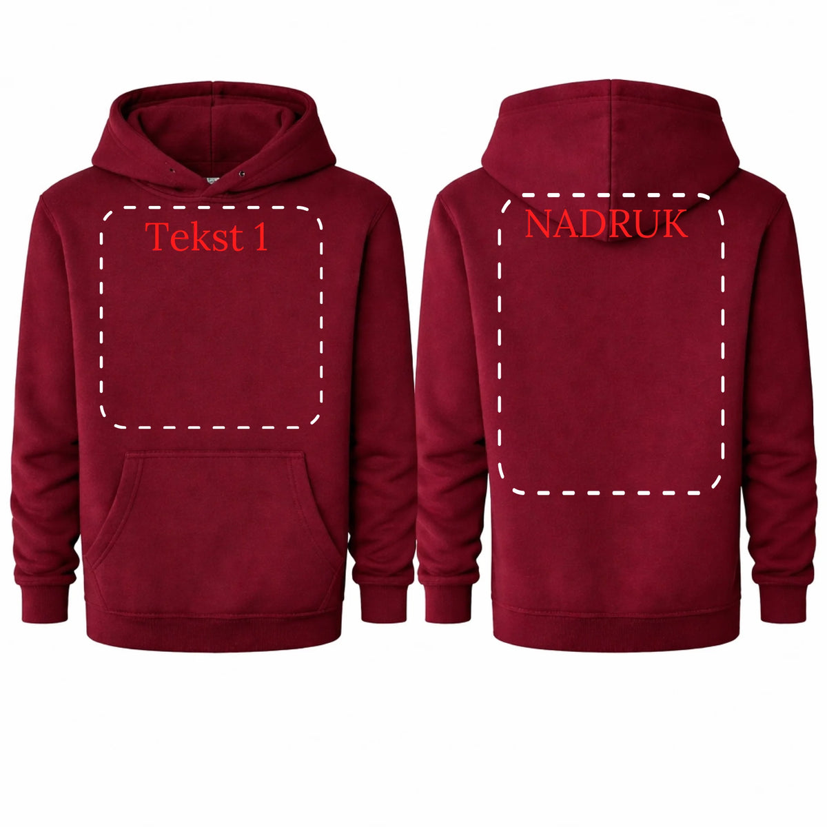 bluza meska reklamowa dla firm 290g burgund