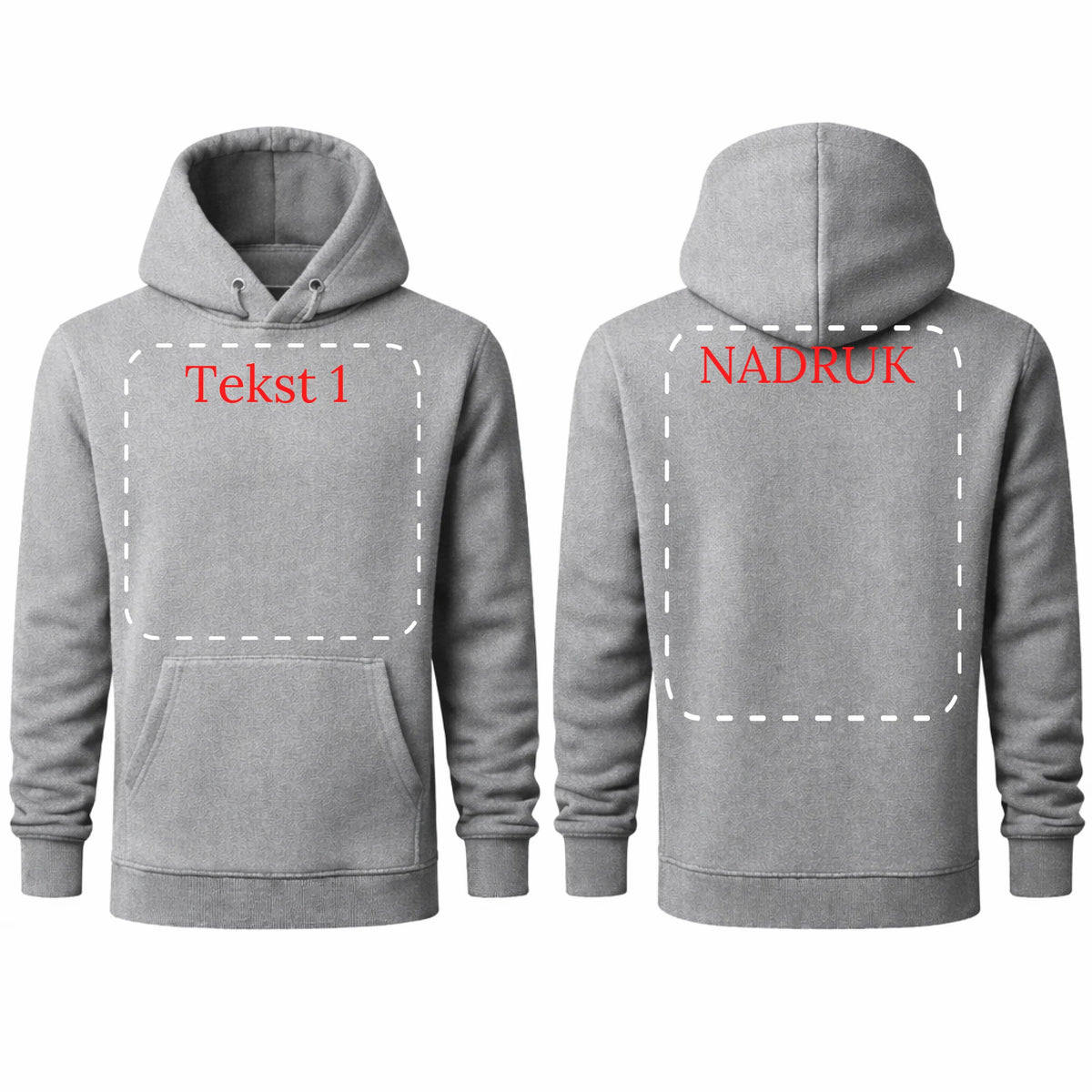 bluza męska reklamowa dla firm 320g szara