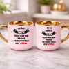 kubek z własnym nadrukiem 400ml personalizowane prezenty pl różowy