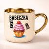 kubek personalizowany z nadrukiem 400ml kremowy