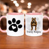 kubek z własnym nadrukiem 330ml personalizowane prezenty pl różowy