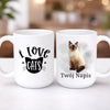 kubek z własnym nadrukiem 440ml personalizowane prezenty pl bialy