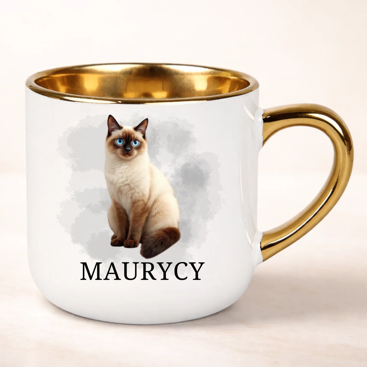 Kubek Bootleg ze zdjęciem kota personalizowany 400ml