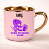 kubek personalizowany z nadrukiem 400ml rozowy