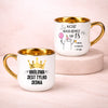kubek z własnym nadrukiem 400ml personalizowane prezenty pl bialy