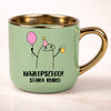 kubek personalizowany z nadrukiem 400ml zielony