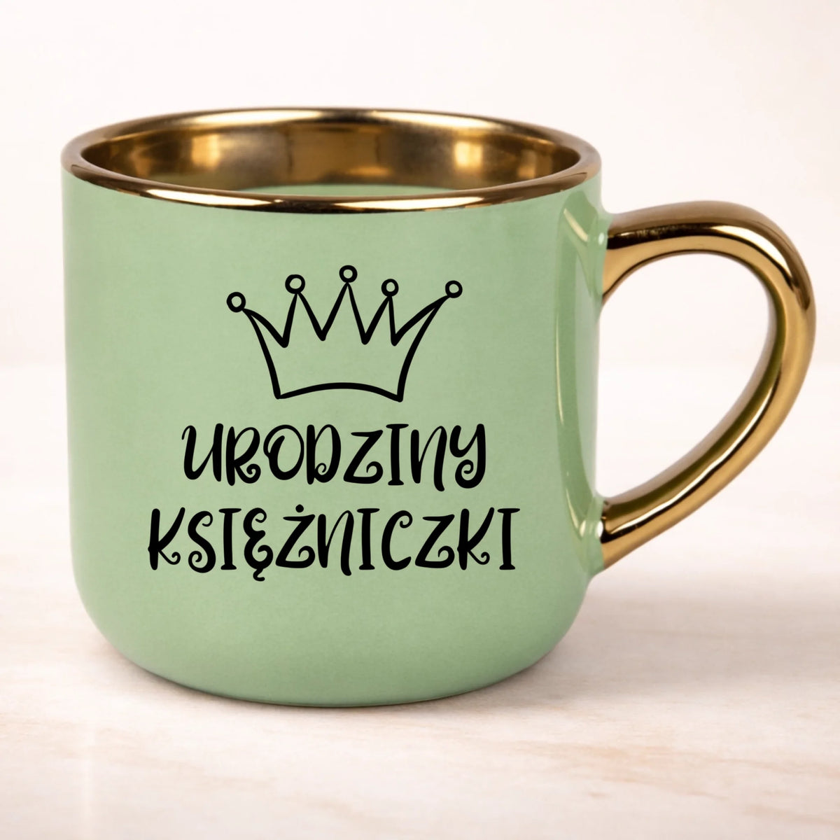 kubek personalizowany z nadrukiem 400ml zielony