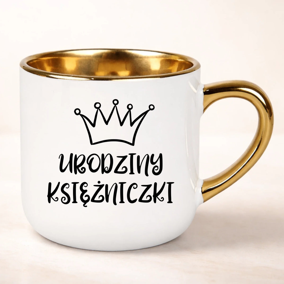 kubek personalizowany z nadrukiem 400ml biały