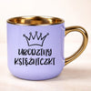 kubek personalizowany z nadrukiem 400ml fioletowy