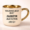kubek personalizowany z nadrukiem 400ml kremowy