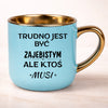 kubek personalizowany z nadrukiem 400ml niebieski