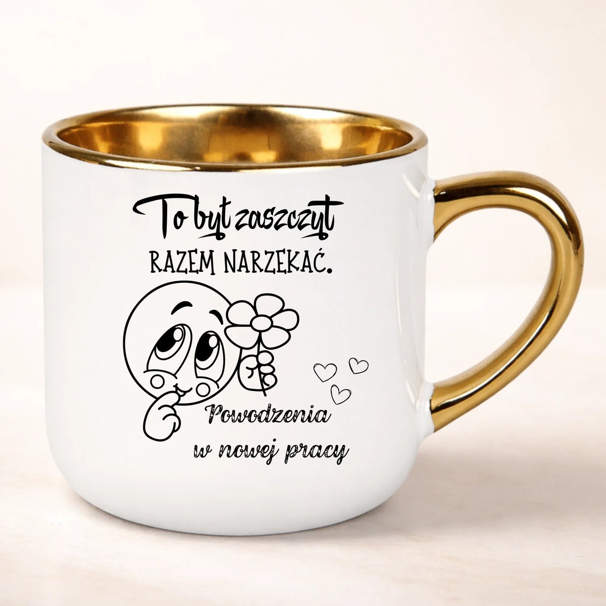 kubek personalizowany z nadrukiem 400ml biały