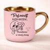 kubek personalizowany z nadrukiem 400ml rozowy