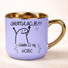 kubek personalizowany z nadrukiem 400ml fioletowy