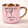 kubek personalizowany z nadrukiem 400ml rozowy