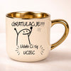 kubek personalizowany z nadrukiem 400ml kremowy