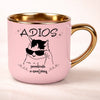 kubek personalizowany z nadrukiem 400ml rozowy