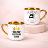 kubek z własnym nadrukiem 400ml personalizowane prezenty pl bialy