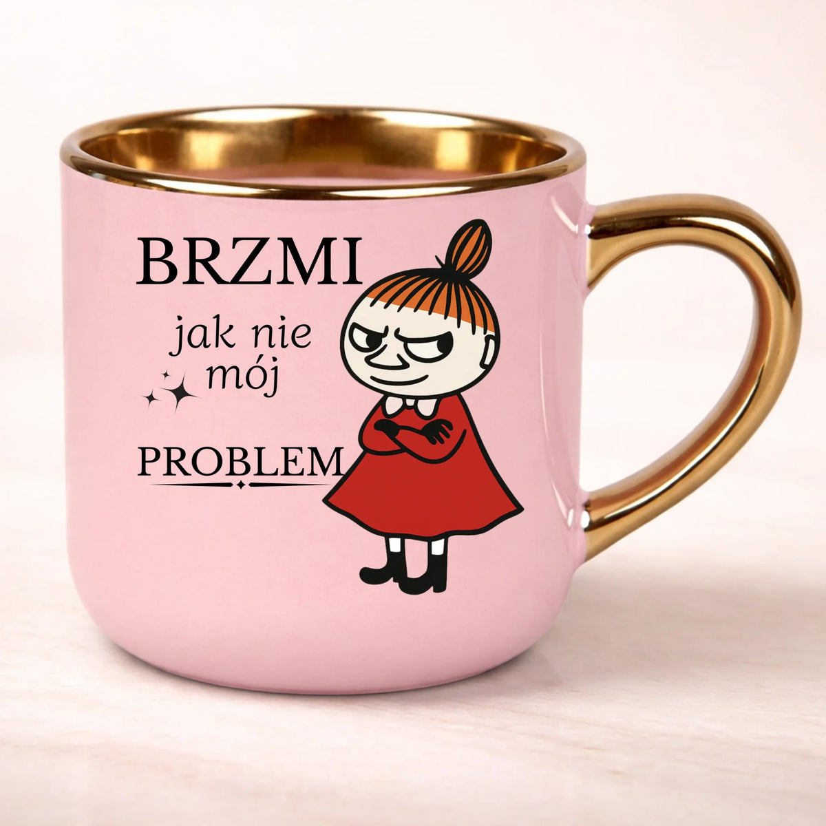 kubek personalizowany z nadrukiem 400ml rozowy