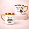 kubek z własnym nadrukiem 400ml personalizowane prezenty pl bialy