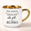 kubek personalizowany z nadrukiem 400ml biały
