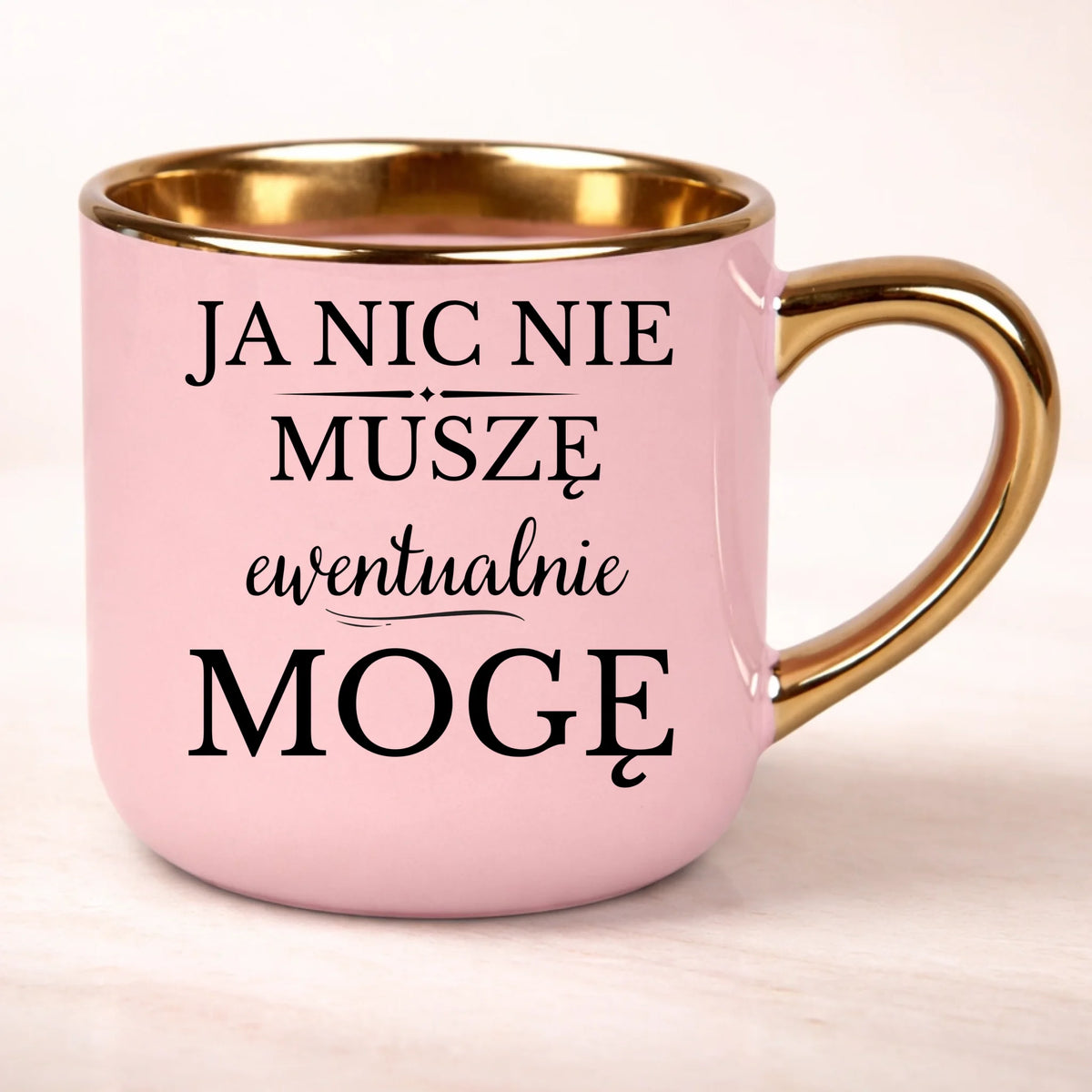 kubek personalizowany z nadrukiem 400ml rozowy