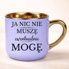 kubek personalizowany z nadrukiem 400ml fioletowy