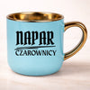 kubek personalizowany z nadrukiem 400ml niebieski