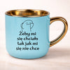 kubek personalizowany z nadrukiem 400ml niebieski