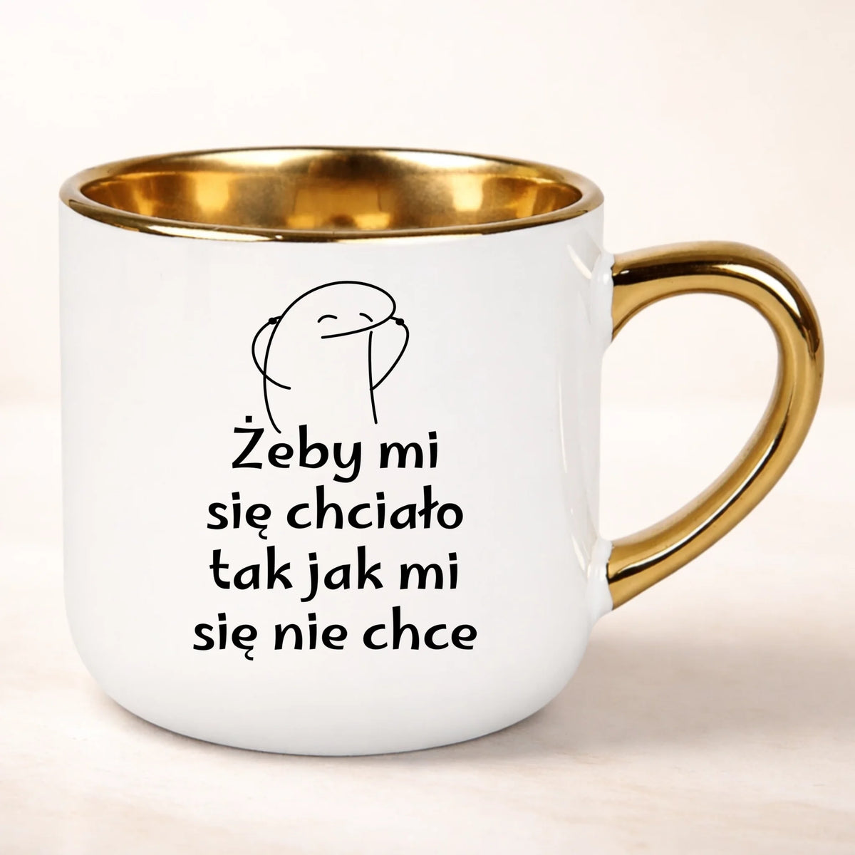 kubek personalizowany z nadrukiem 400ml biały