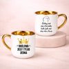 kubek z własnym nadrukiem 400ml personalizowane prezenty pl bialy