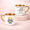 kubek z własnym nadrukiem 400ml personalizowane prezenty pl bialy