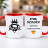 kubek z własnym nadrukiem 440ml personalizowane prezenty pl czerwony