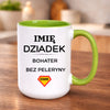 kubek z własnym nadrukiem 440ml personalizowane prezenty pl zielony