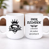 kubek z własnym nadrukiem 440ml personalizowane prezenty pl bialy