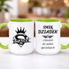 kubek z własnym nadrukiem 440ml personalizowane prezenty pl zielony